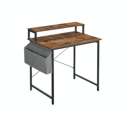 Bureau met monitorstandaard voor thuiskantoor 80 x 55 cm