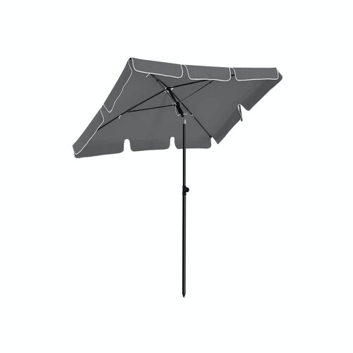 Parasol voor balkon grijs