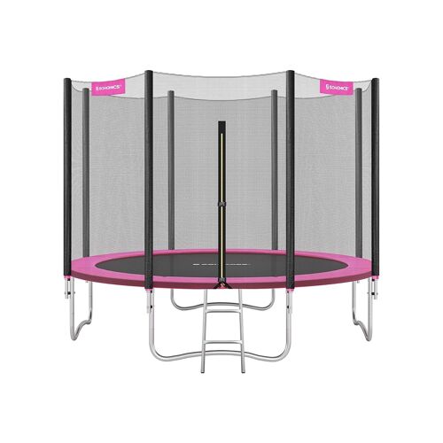 Trampoline 305 cm met roze veiligheidsnet