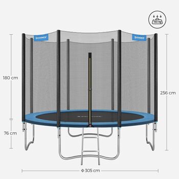 Grand trampoline avec veiligheidsnet 10