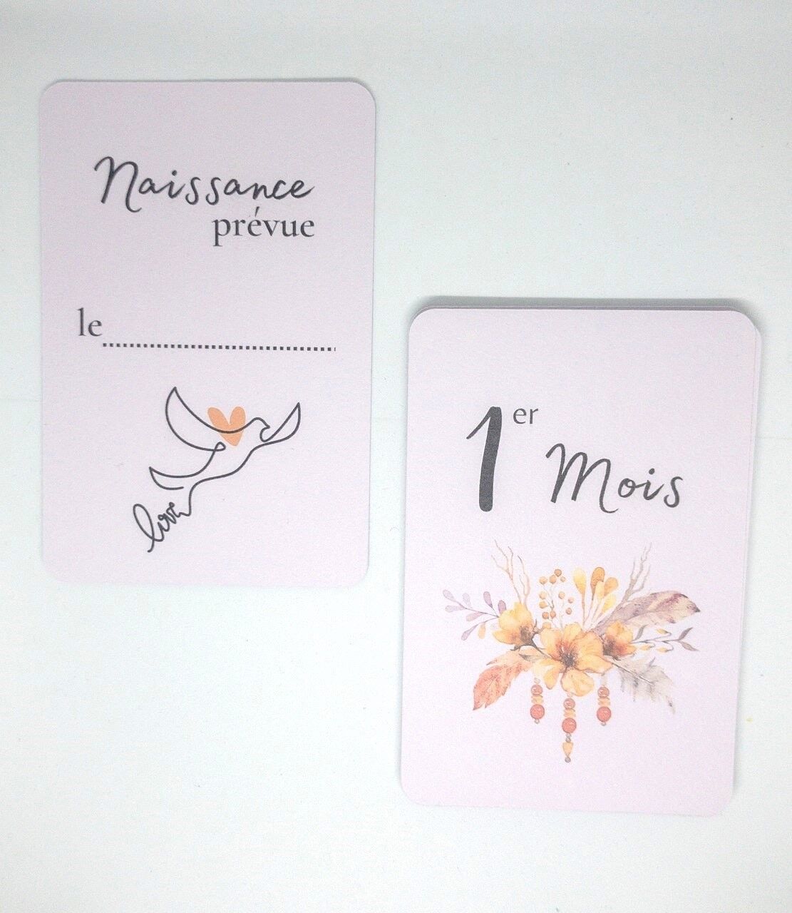 Blumenschwangerschafts-Follow-up-Karte