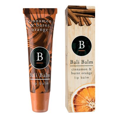 Bálsamo labial de canela y naranja quemada