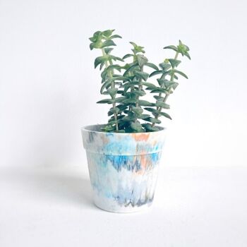 Cache-pot en plastique recyclé | Alstroemeria 1