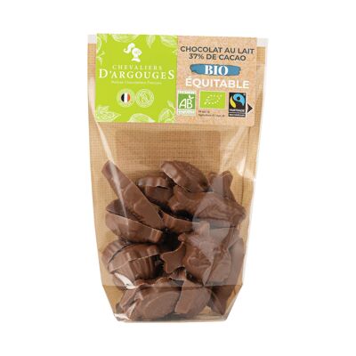 SACHET - FRIED MILK CHOCOLATE 37% ORGANIC/FAIR TRADE COCOA - EASTER CHOCOLATE