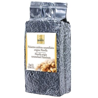 CACAO BARRY - WHOLE CARAMELIZED HAZELNUTS ORIGIN MORELLA (70% hazelnuts) 1kg