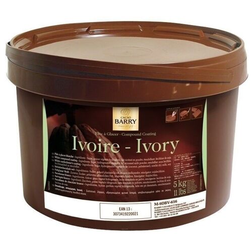 CACAO BARRY - PATE A GLACER IVOIRE 5kg