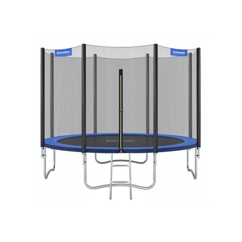 Trampoline 366 cm zwart-blauw