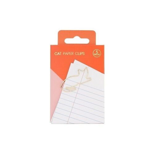 5 Cats Cat & Dog Paper Clips