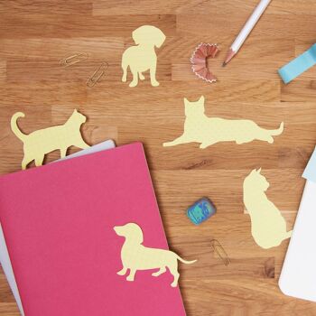 CHATS CHAT ET CHIEN NOTES STICKY 2