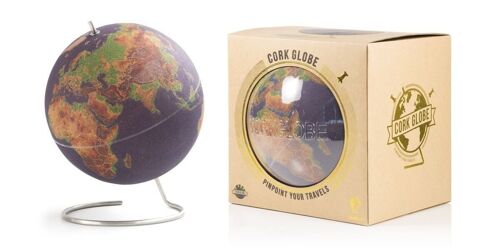 Large Colour Cork Globe