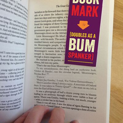 Bum Spanker Funny Magnetic Bookmark
