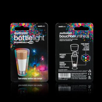 ÉCLAIRAGE DE BOUTEILLE MULTICOLORE 4