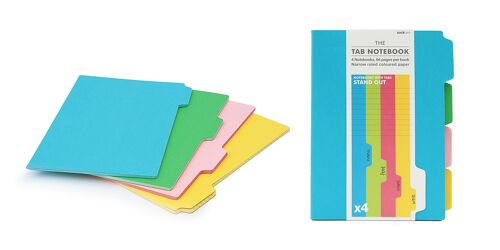 Tab Notebooks A5 Colourful