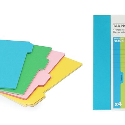 Tab Notebooks A5 Colourful