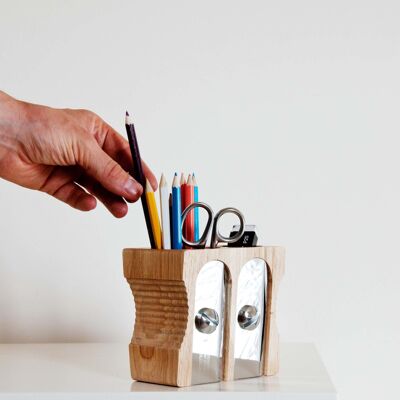 Sharpener Desk Tidy Double