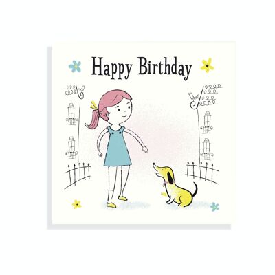 Geburtstagskarte - Little Paris