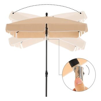 Parasol pour balkon 1,8 x 1,25 m 6