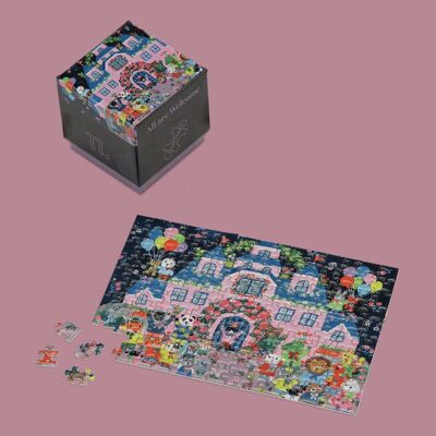 Tous sont les bienvenus 150 pièces mini puzzle - paquet de 12