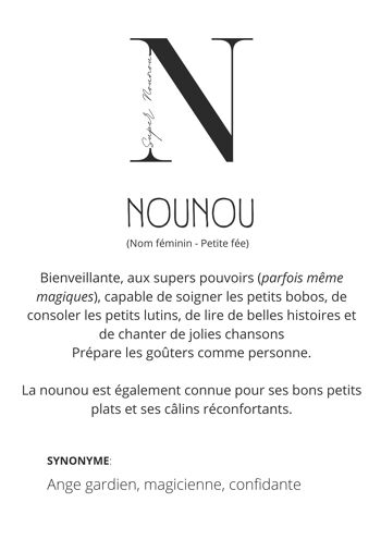 Affiche "Nounou" 2