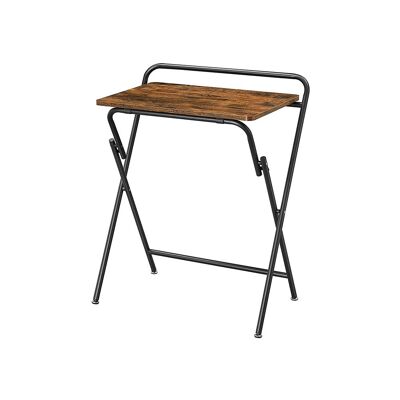 Homestorecity Multifunctionele klaptafel - Industrial Vintage Style - Bruin