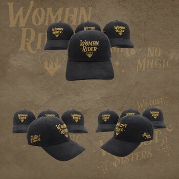 SUEDE CAP - WOMAN RIDER 7