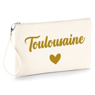 Pochette Toulousaine avec dragonne détachable