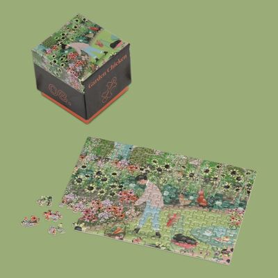 Mini puzzle da 150 pezzi di pollo da giardino - confezione da 12