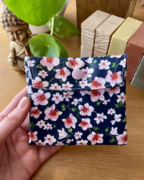 Pochette à savon "Fleurs de cerisier"