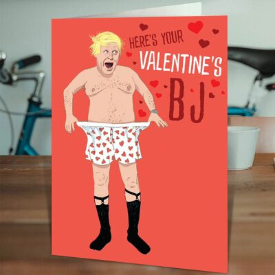 Valentine's BJ Funny Valentines Card