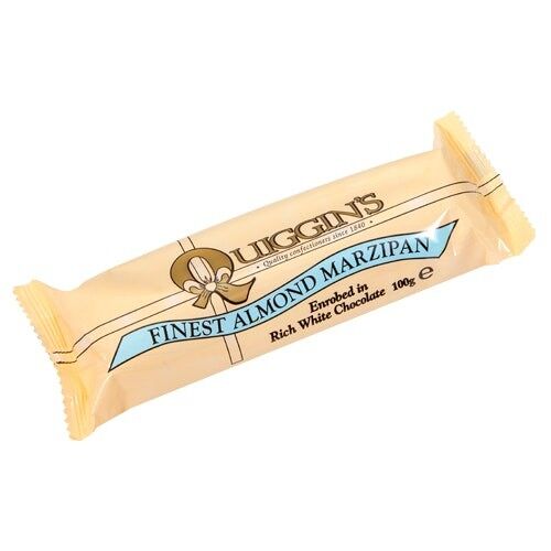 White Chocolate Covered Marzipan Bars – 100g - Pack(24)