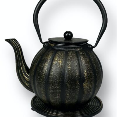 Cast iron teapot coffee pot, Kekkon