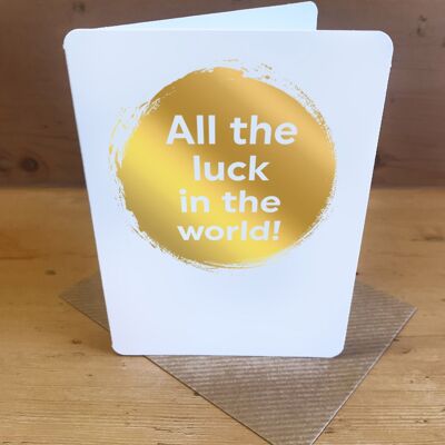 Good Luck Funny Good Luck Small Card