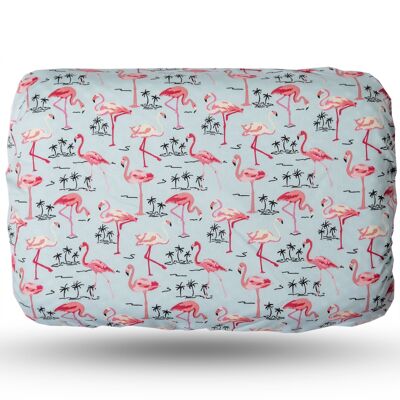 Bonita almohada de baño Flamingo