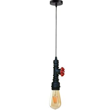 Lustre plafonnier conduite d'eau E27 Loft suspension avec ampoule gratuite ~ 2575 4