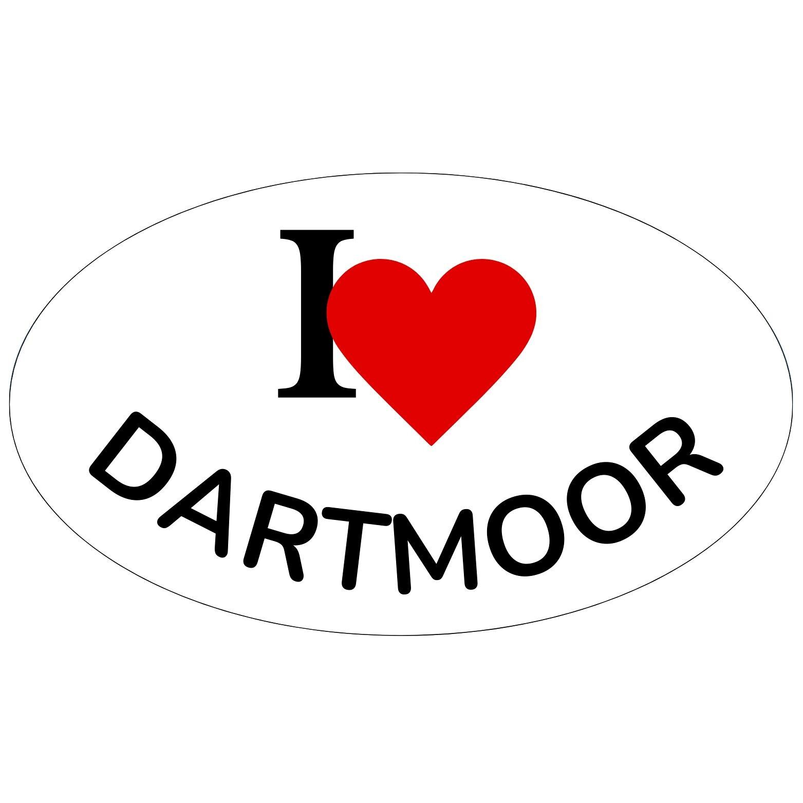 Ich ❤️ Dartmoor-Aufkleber
