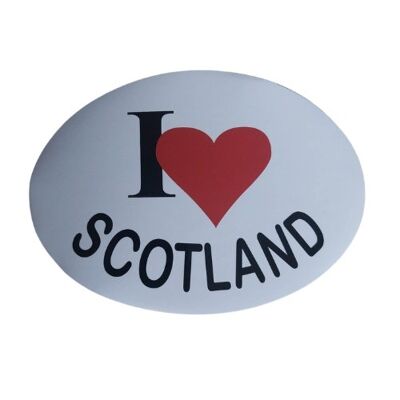 Yo ❤️ Escocia Pegatina