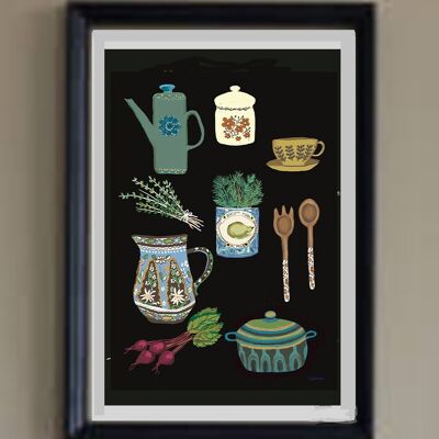 Kitchenalia Art Print