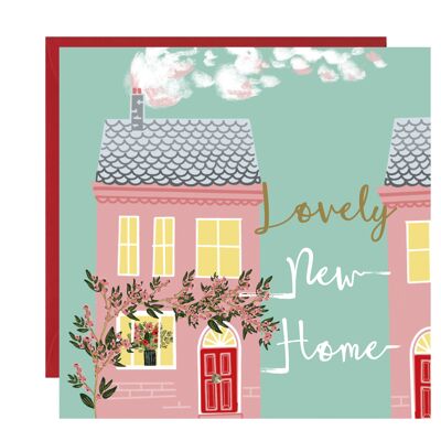 Tarjeta Floral Lovely New Home