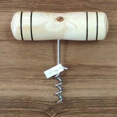 Wooden corkscrew