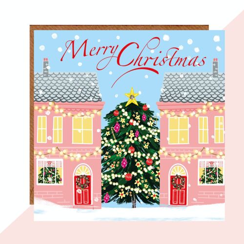 Snowy Scene Christmas Card