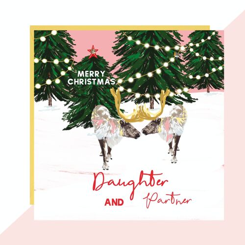 Daughter and Partner Christmas Card