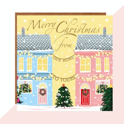 Von unserem Zuhause zu Ihnen Weihnachtskarte