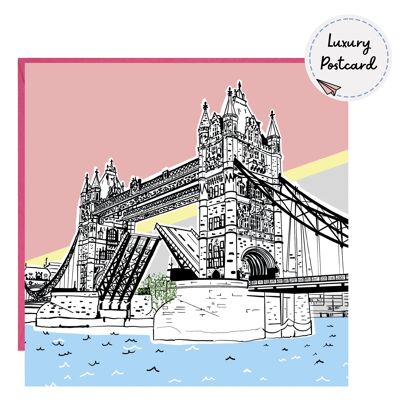 Une carte postale de... Londres - Tower Bridge