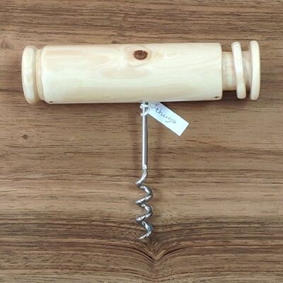 Wooden corkscrew