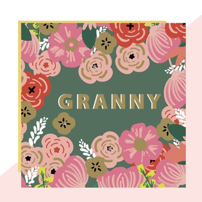 Floral Granny Card