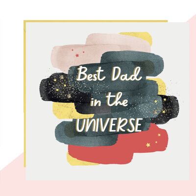 Tarjeta El mejor papá del universo