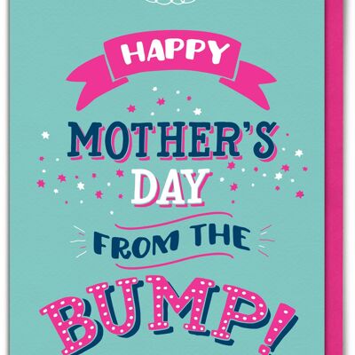 Happy Mother's Day From The Bump Funny Mother's Day Card