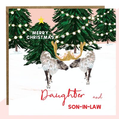 Tochter und Schwiegersohn Weihnachtskarte