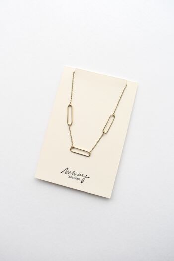 Les Essentiels - Collier - Trois ovales 1