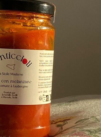 Sugo con Melanzane - Sauce tomate à l'aubergine de Sicile 4